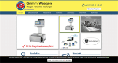 Desktop Screenshot of grimmwaagen.at