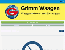 Tablet Screenshot of grimmwaagen.at